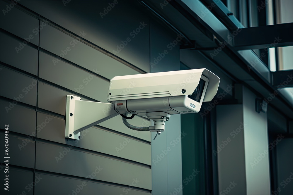 CCTV operating outside the office CCTV operating outside the office