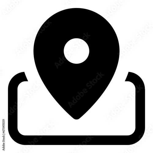 Location line icon