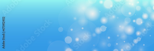 Abstract bokeh background blue sky illustration. Vector 10 EPS.