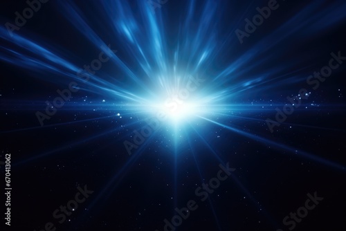 Lens Flare Adds Blue, Sparkling Touch