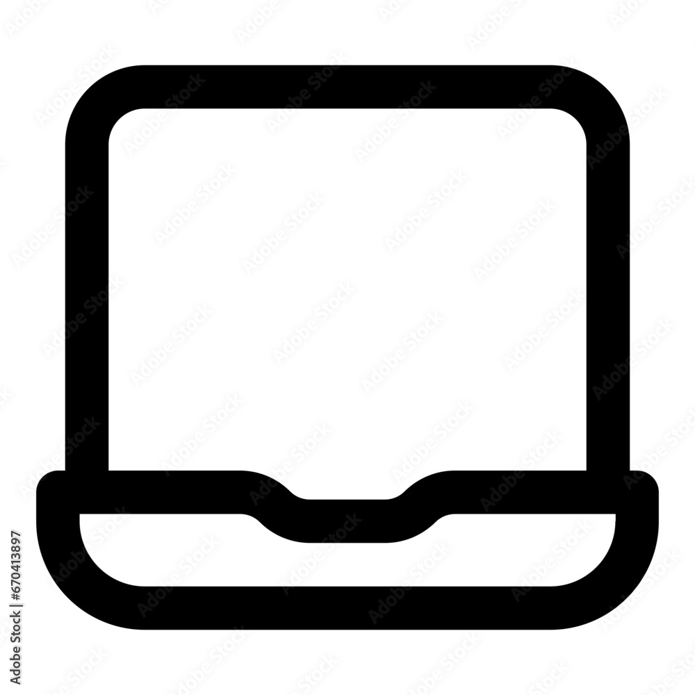 Laptop line icon Laptop line icon