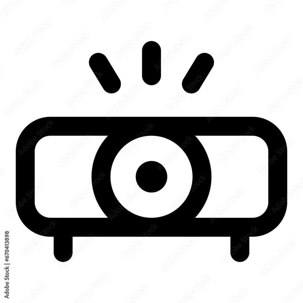 Fototapeta premium Projector line icon