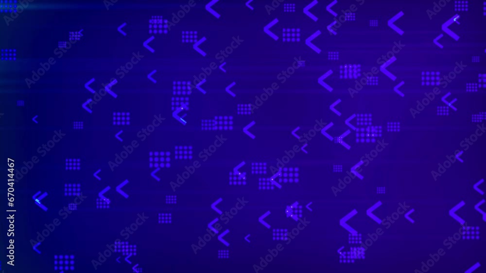 Technology arrow moving animation with blue background. Arrows pointing right with charts . e_1420 Technology arrow moving animation with blue background. Arrows pointing right with charts . e_1420
