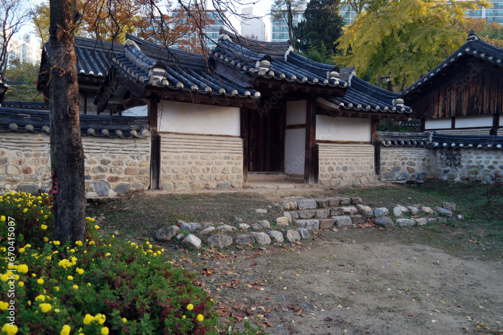 Obraz premium Dongchundang House in Hoedeok, Daejeon
