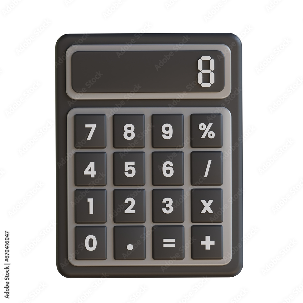 3D Model of Calculator. Calculator Design in 3D. Intriguing 3D Model of Calculator.
3d illustration, 3d element, 3d rendering. 3d visualization isolated on a transparent background 3D Model of Calculator. Calculator Design in 3D. Intriguing 3D Model of Calculator.
3d illustration, 3d element, 3d rendering. 3d visualization isolated on a transparent background