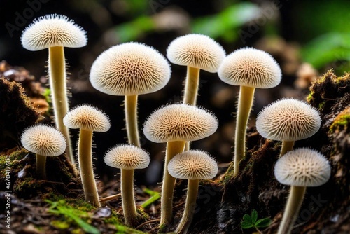 dandelion, fungi, mushroom, close view of white mushroom,basidiomycota,  photo