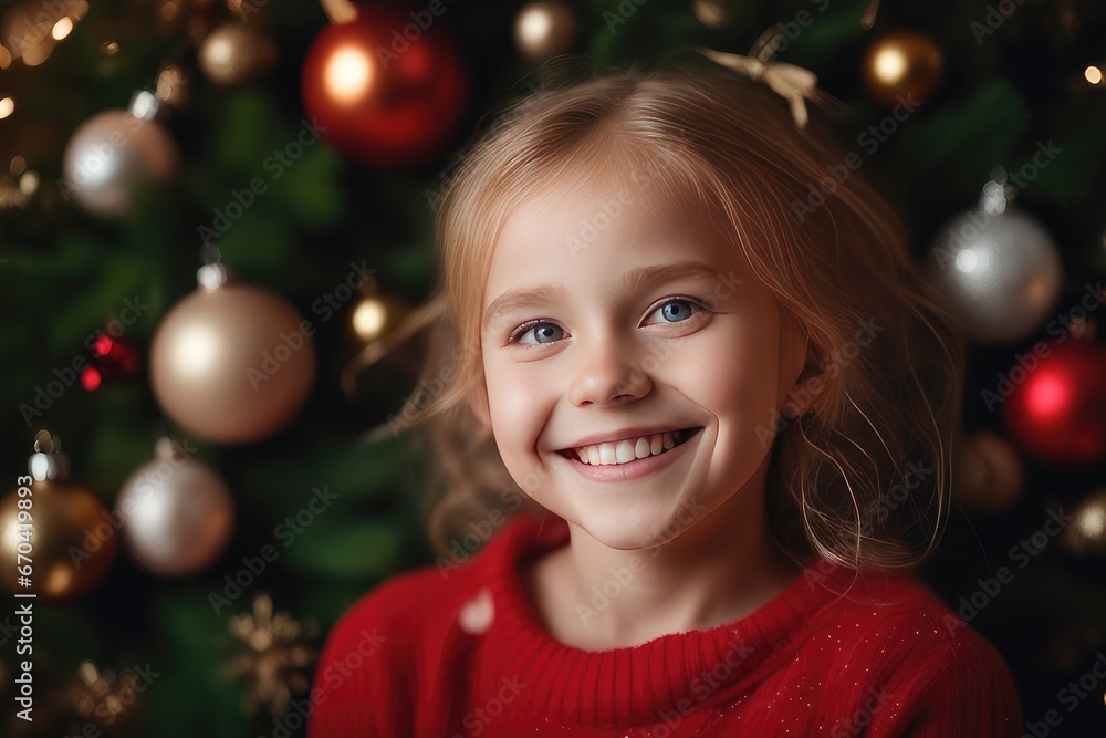 girl with christmas tree girl with christmas tree