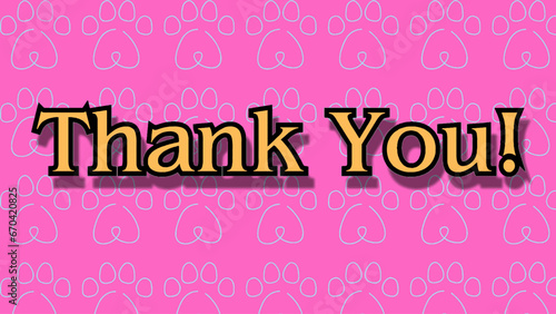 Thank you poster with gradient background.THANK YOU - Colorful vector letters design.