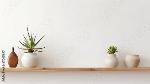 Home decor on a shelf