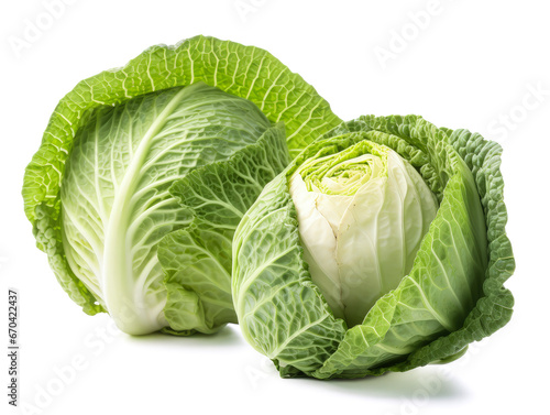 Cabbage isolated on white background