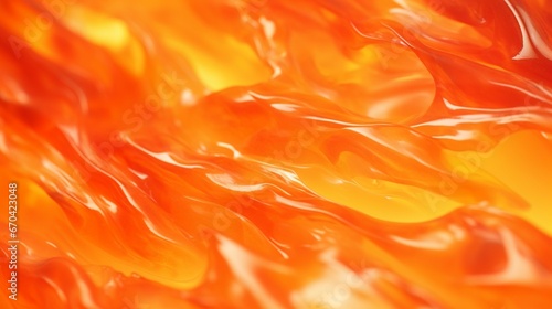 Extreme close-up of abstract blurred fiery embers, fiery crimson and smoldering orange hues, in the style of gradient blurred © Yasin Arts