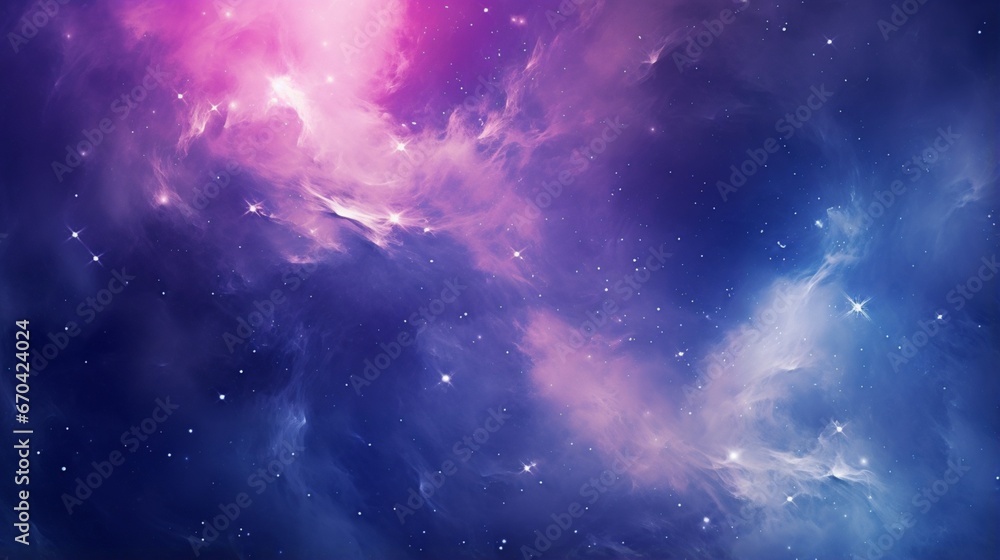custom made wallpaper toronto digital31. Extreme close-up of abstract blurred space nebula, cosmic blue and starry violet hues, in the style of gradient blurred wallpapers