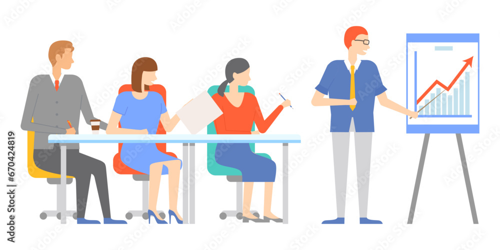 Office people worker. Vector illustration. Working in organized and efficient manner is essential for every office worker The office people worker concept emphasizes importance professionalism Office people worker. Vector illustration. Working in organized and efficient manner is essential for every office worker The office people worker concept emphasizes importance professionalism