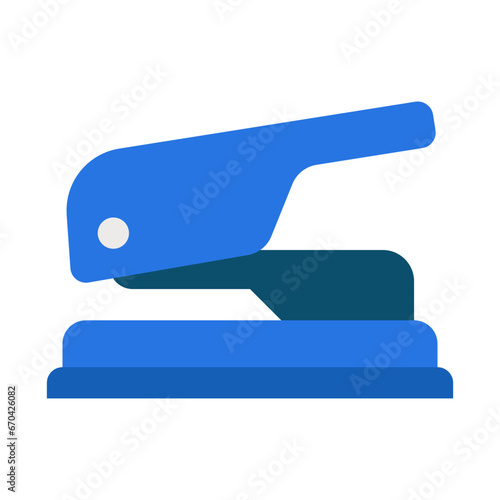 Hole puncher line icon