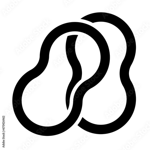 Rubber bands line icon