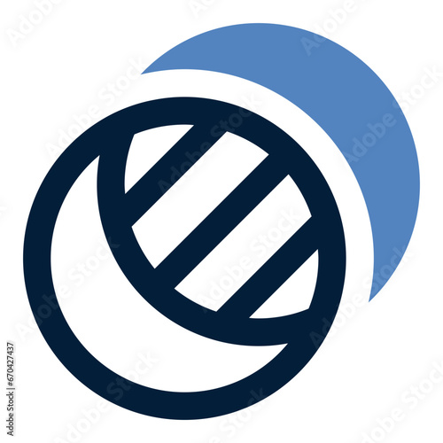 Transparency line icon