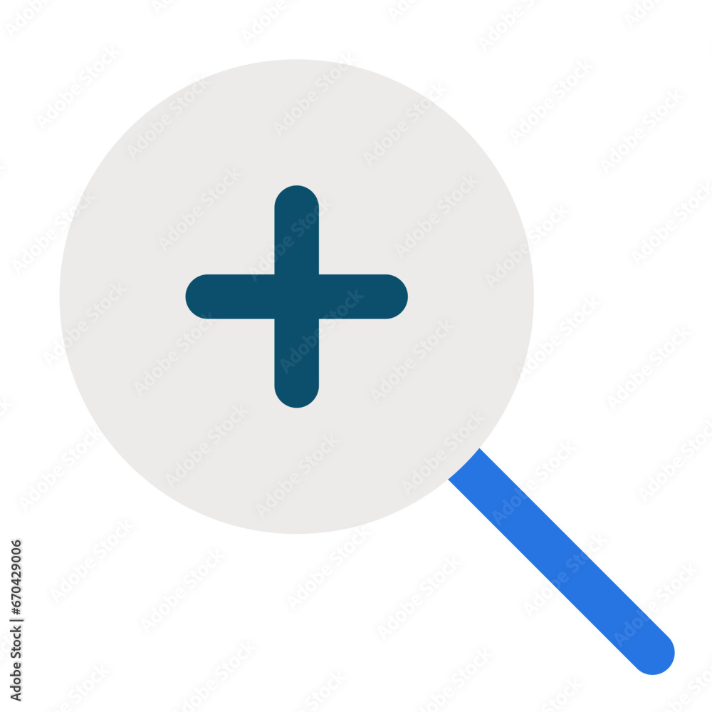 Fototapeta premium Zoom in line icon