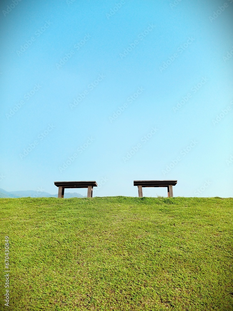 Fototapeta premium bench in the park