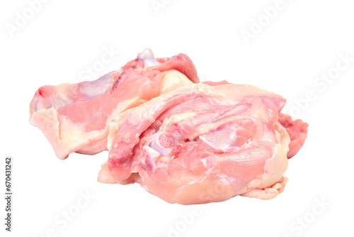 Chicken meat isolated on white