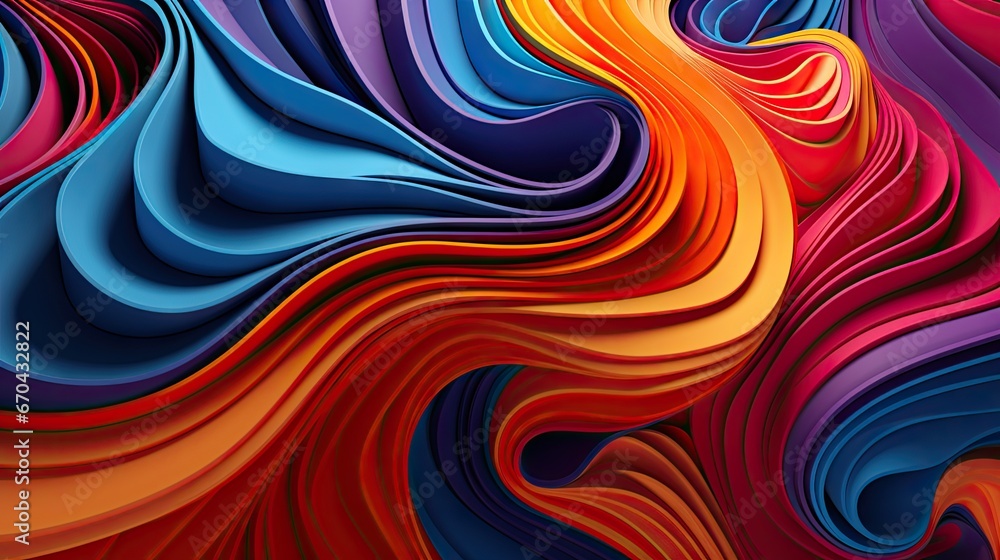 Abstract wavy background. Abstract background with colorful waves, Bright colorful soundwave pattern. 3d rendering. Multicolored art of wavy patterns. Abstract wavy background. Abstract background with colorful waves, Bright colorful soundwave pattern. 3d rendering. Multicolored art of wavy patterns.