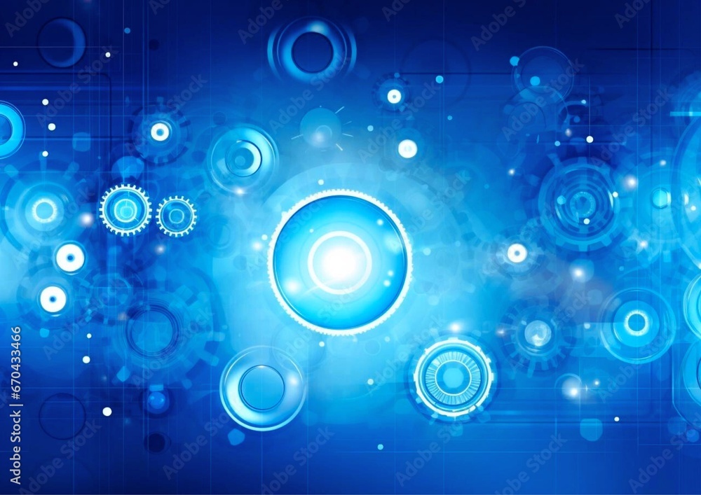 Obraz premium technology background