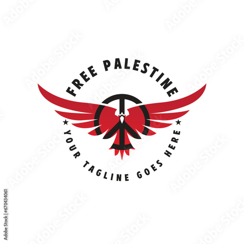 save palestine logo , free gaza vector Pro Vector © bamban