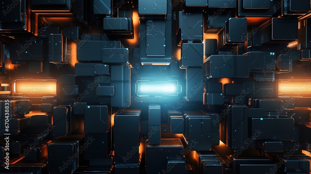 Scifi design external panels abstract. light color. Wide format Scifi design external panels abstract. light color. Wide format
