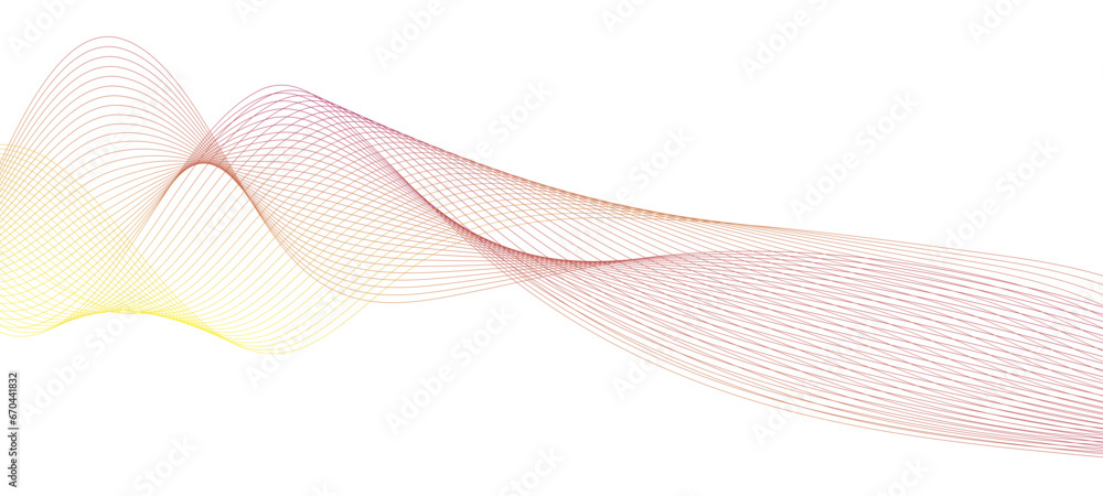 gradient wave line color gradient wave line color