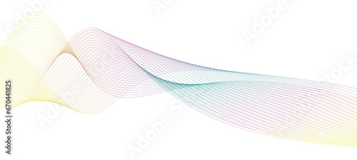 gradient wave line color