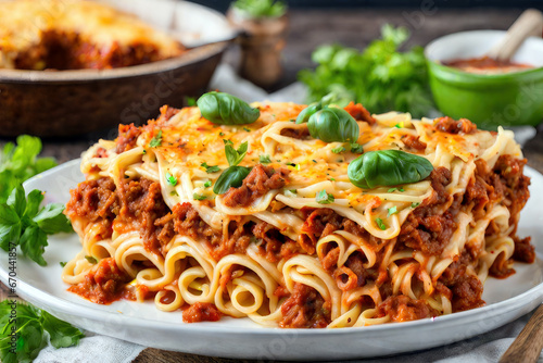 noodle casserole, generated by artificial intelligence