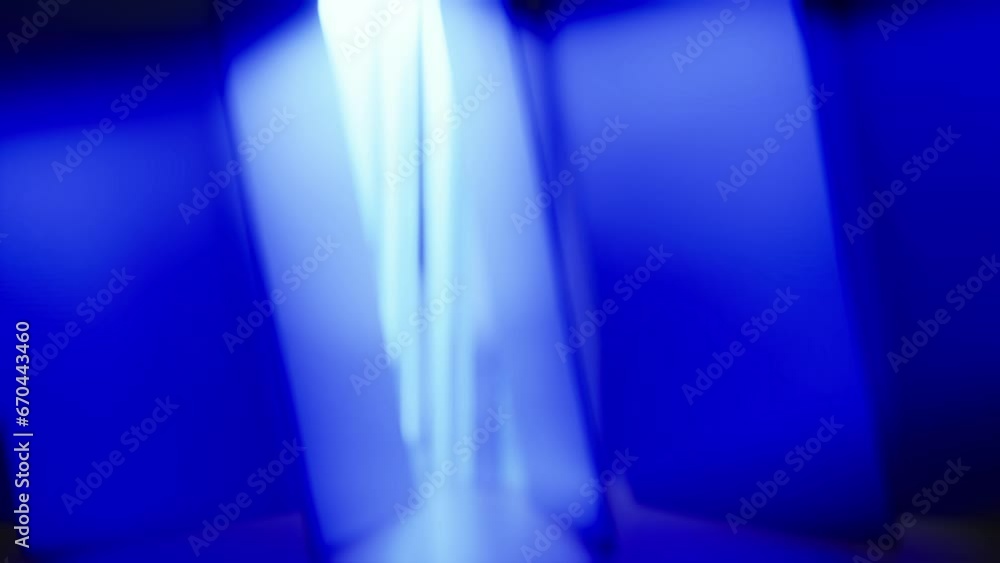 Glass Bands Blue with backlighting. Clean Composition Glass Bands Blue with backlighting. Clean Composition