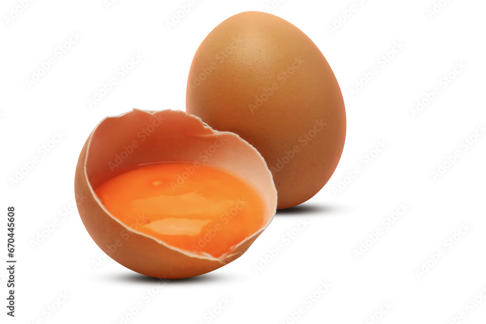 Broken egg on transparent background png Broken egg on transparent background png