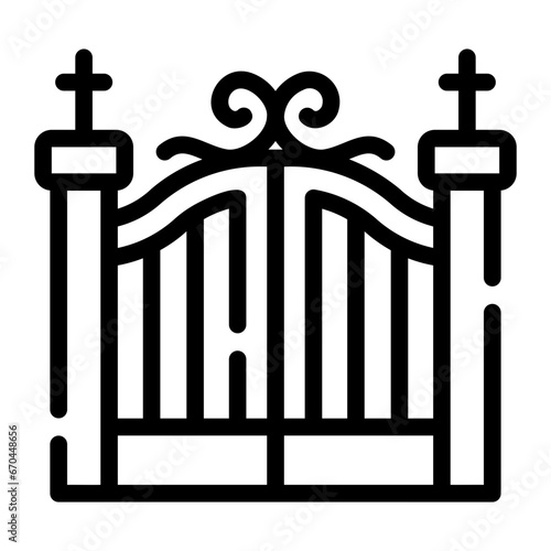 fence Line Icon