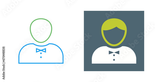 Waiter Vector Icon