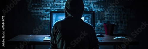 Cybersecurity threat, dark web, digital intrusion, cyber attack, computer crime, illicit activities, hacking expertise, online security breach. Generated by AI.