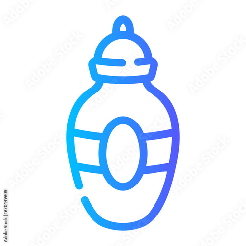 ashes Line Gradient Icon