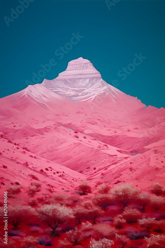 pink mountain