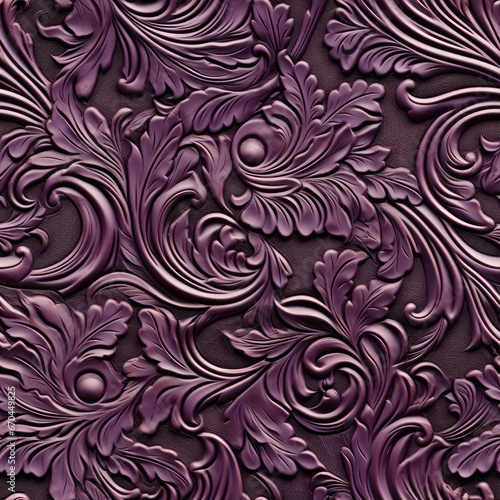 Seamless floral ornamental texture pattern, ai background © eobrazy_pl