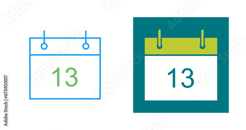 Marked Date Vector Icon