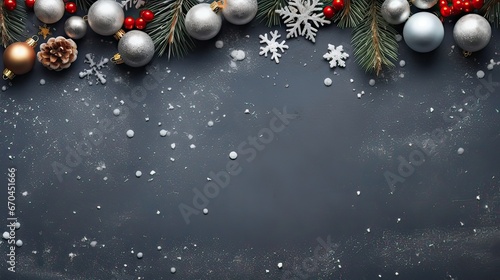 Festive elegance, holly jolly, traditional holiday feel, red and green accents, winter wonderland, joyful celebration. Generated by AI.