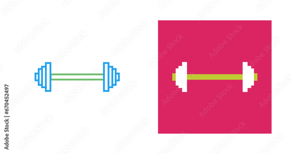 Weightlifting Vector Icon Weightlifting Vector Icon