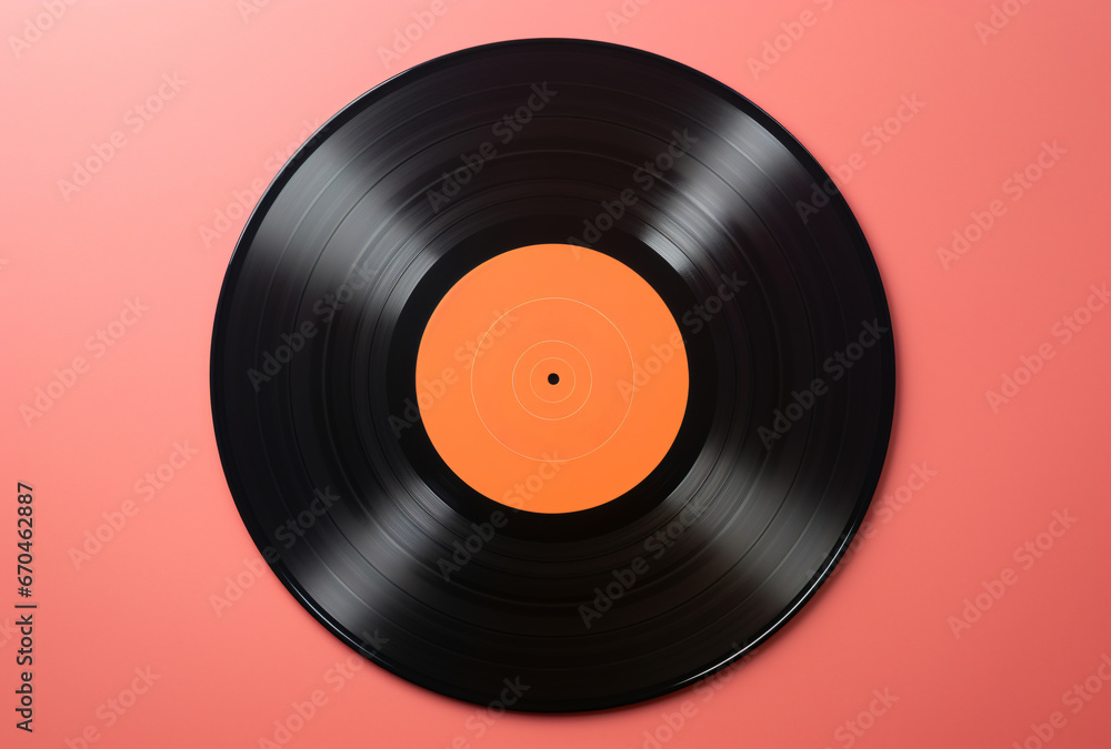 black vinyl album with orange cover on white background experimental compositions light pink black vinyl album with orange cover on white background experimental compositions light pink
