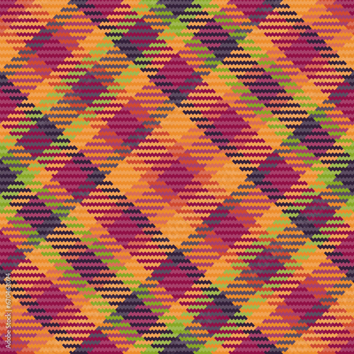 Tartan check textile of seamless fabric pattern with a vector texture plaid background.