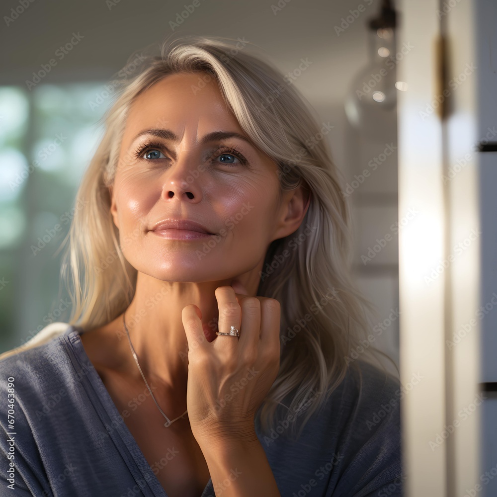 portrait of a smiling woman, Skincare, Beauty, Old Woman portrait of a smiling woman, Skincare, Beauty, Old Woman