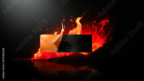 Ignite Your Shopping: Mock Up Advertising Gift Card with Explosive Benefits