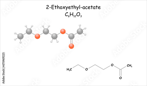 Obraz na płótnie 2-Ethoxyethyl-acetate