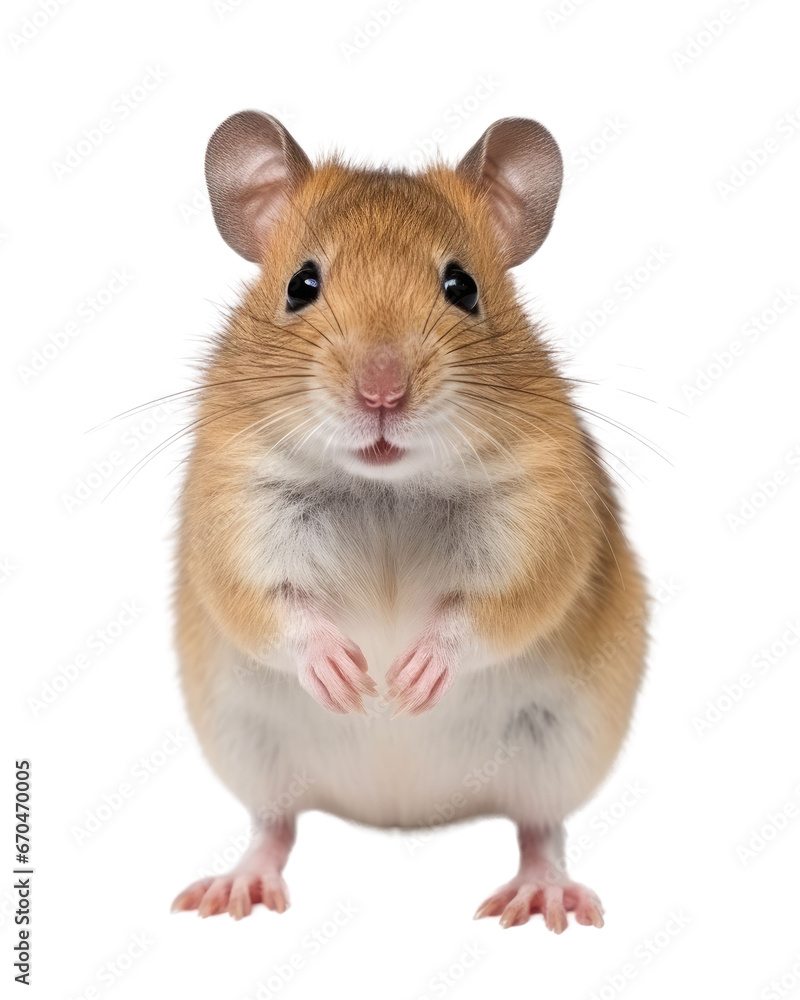 close-up of a hamster on transparent background close-up of a hamster on transparent background
