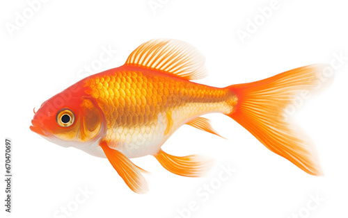 Common Goldfish Species Overview on Transparent background