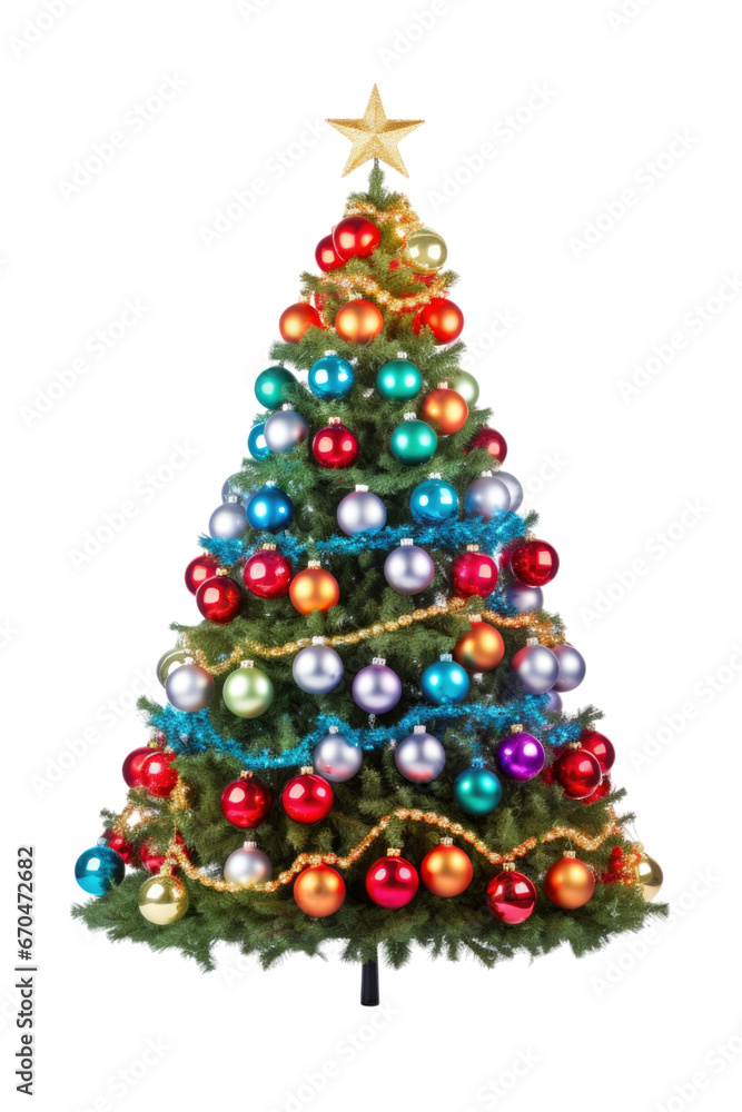Christmas tree in transparent background Christmas tree in transparent background