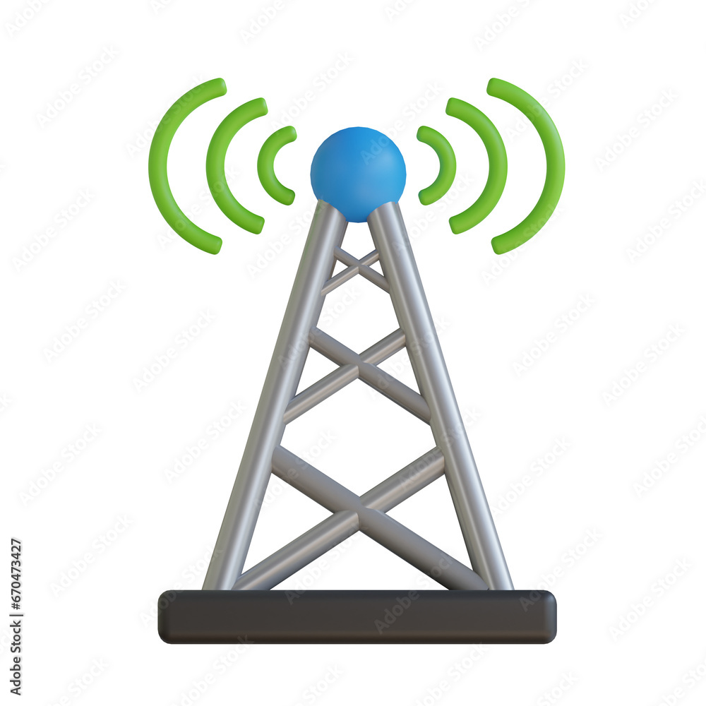 3D Model of Telecommunication Tower with Modern Design for Efficient Communication.
3d illustration, 3d element, 3d rendering. 3d visualization isolated on a transparent background 3D Model of Telecommunication Tower with Modern Design for Efficient Communication.
3d illustration, 3d element, 3d rendering. 3d visualization isolated on a transparent background
